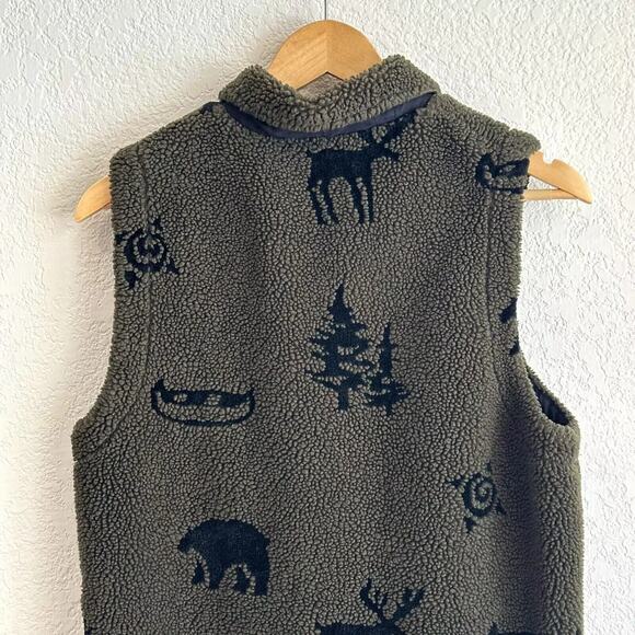 Sweet Jessie Womens Teddy Fleece Button Vest Medium? Outdoors Camping Novelty - Picture 7 of 7